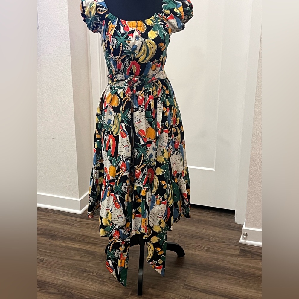 J. Crew Colorful Printed Women's Dress Size 4